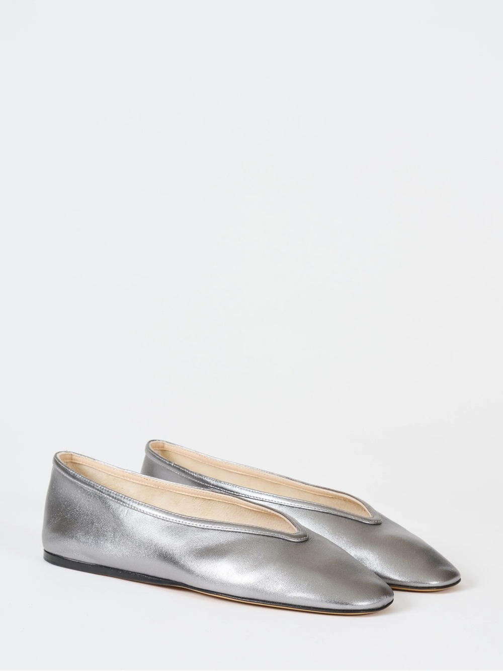 NWT Le Monde Beryl Luna slipper Cracked Lame Leather Size 42EU